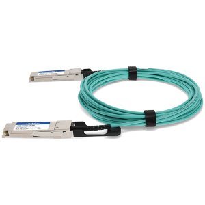 Cisco QSFP-H40G-AOC5M to Intel CBL2-1000501-3 Compatible TAA Compliant 40GBase-AOC QSFP+ to QSFP+ Active Optical Cable (850nm, MMF, 5m)