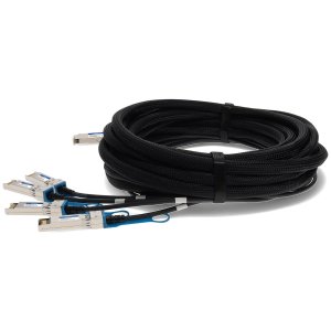 AddOn Networks ADD-QEXSHPA-ADAC7M InfiniBand/fibre optic cable 7 m QSFP+ 4xSFP+ Black