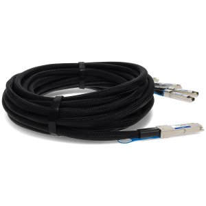 AddOn Networks ADD-QEXSHPA-ADAC7M InfiniBand/fibre optic cable 7 m QSFP+ 4xSFP+ Black