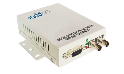 AddOn Networks ADD-RS232-2ST serial converter/repeater/isolator RS-232 Fiber (ST)