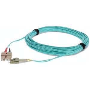 AddOn Networks ADD-SC-LC-0-5M5OM4 InfiniBand/fibre optic cable 0.5 m Silver