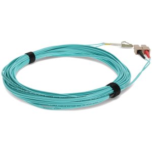 AddOn Networks ADD-SC-LC-0-5M5OM4 InfiniBand/fibre optic cable 0.5 m Silver