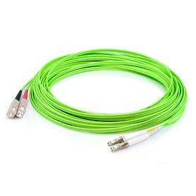 AddOn Networks ADD-SC-LC-30M5OM5 InfiniBand/fibre optic cable 30 m OFNR Green