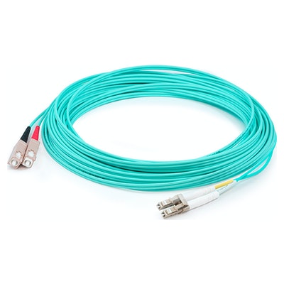 AddOn Networks ADD-SC-LC-38M5OM4LZ InfiniBand/fibre optic cable 38 m LOMM Aqua colour