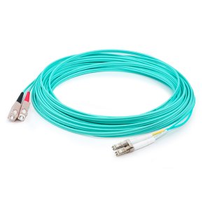 AddOn Networks ADD-SC-LC-50M5OM4P InfiniBand/fibre optic cable 50 m LOMM Aqua colour