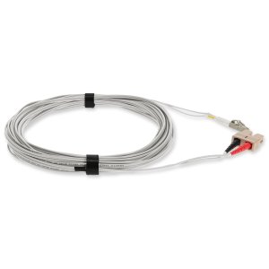 5m LC (Male) to SC (Male) Gray OM4 Duplex Fiber OFNR (Riser-Rated) Patch Cable