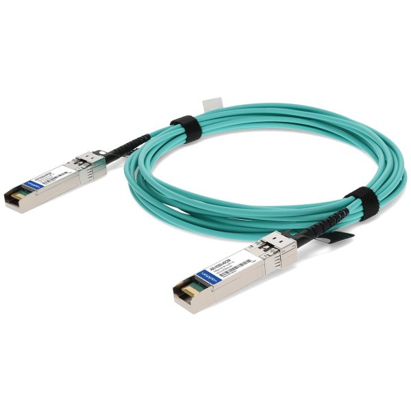 AddOn Networks ADD-SCISEX-AOC2M InfiniBand/fibre optic cable 2 m SFP+ Aqua colour