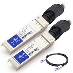 AddOn Networks 1m SFP+/SFP+ InfiniBand/fibre optic cable SFP+ Black