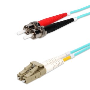 AddOn Networks ADD-ST-LC-76M5OM4LZ InfiniBand/fibre optic cable 76 m 2x ST 2x LC LOMM Aqua colour