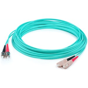 AddOn Networks ADD-ST-SC-0-5M5OM4 InfiniBand/fibre optic cable 0.5 m OFNR Aqua colour