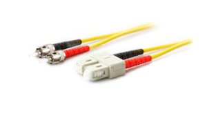 AddOn Networks 1m ST/SC SMF InfiniBand/fibre optic cable Yellow