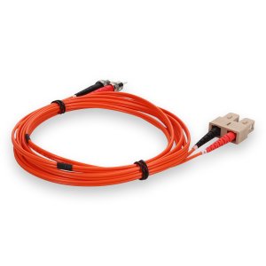 AddOn Networks ADD-ST-SC-5M6MMF-TAA InfiniBand/fibre optic cable 5 m OFNR Orange