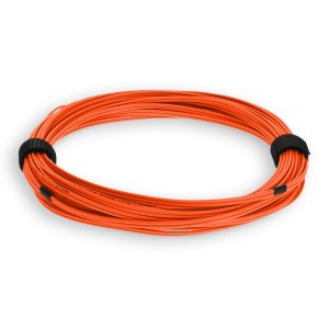 2m ST (Male) to ST (Male) Orange OM4 Duplex Fiber OFNR (Riser-Rated) Patch Cable