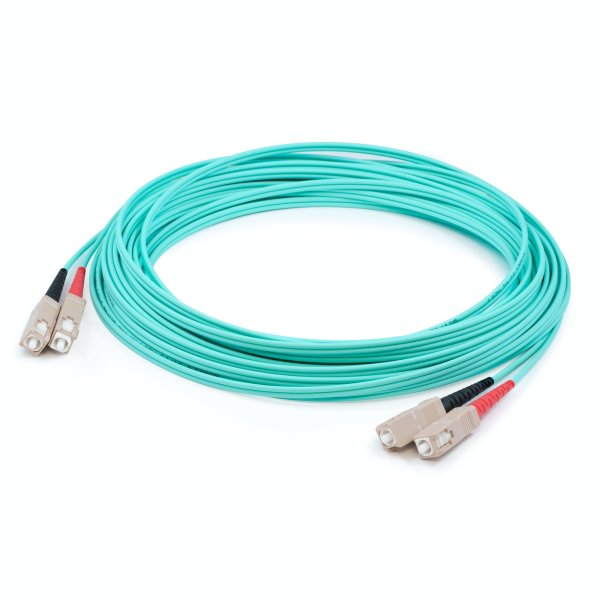 AddOn Networks ADD-ST-ST-98M5OM4 InfiniBand/fibre optic cable 98 m OFNR Aqua colour