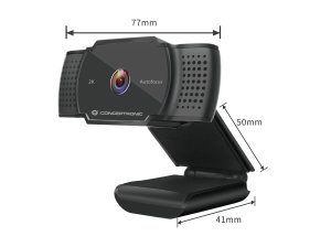 Conceptronic AMDIS 2K Super HD Autofocus Webcam with Microphone