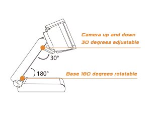 Conceptronic AMDIS 2K Super HD Autofocus Webcam with Microphone