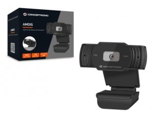 Conceptronic AMDIS 1080P Full HD Webcam with Microphone