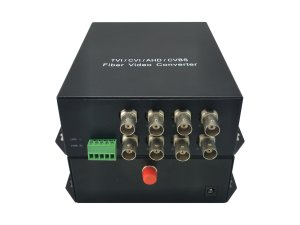 LevelOne 8-Channel BNC over Fiber Optic Extender Kit, 20km