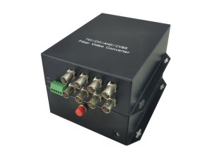 LevelOne 8-Channel BNC over Fiber Optic Extender Kit, 20km