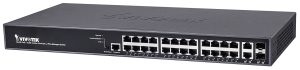 VIVOTEK AW-GEV-264B-370 network switch Managed L2 Gigabit Ethernet (10/100/1000) Power over Ethernet (PoE) Black