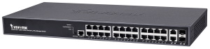 VIVOTEK AW-GEV-267A-370 network switch Managed L2+ Gigabit Ethernet (10/100/1000) Power over Ethernet (PoE) Black