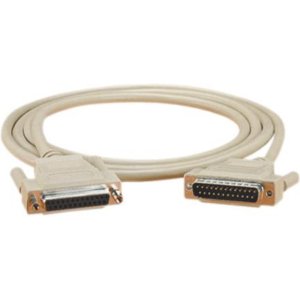 Black Box BC00702 serial cable White 1.8 m DB25