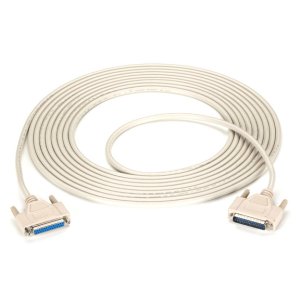 Black Box BC00714 serial cable White 7.6 m DB25