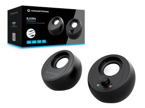 Conceptronic BJORN 2.0-Channel Computer Speaker with Bluetooth, 10W