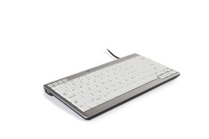 BakkerElkhuizen UltraBoard 950 keyboard USB AZERTY Belgian Light grey, White