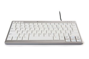 BakkerElkhuizen UltraBoard 950 keyboard USB AZERTY Belgian Light grey, White