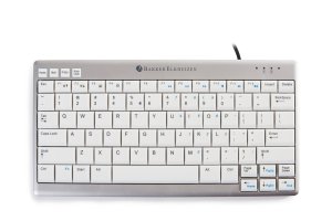 BakkerElkhuizen UltraBoard 950 keyboard Office USB AZERTY French Light grey, White