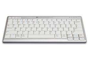 BakkerElkhuizen UltraBoard 950 Wireless keyboard Bluetooth QWERTZ Swiss Light grey, White