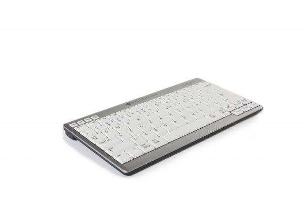 BakkerElkhuizen UltraBoard 950 Wireless keyboard Office Bluetooth QWERTZ German Light grey, White