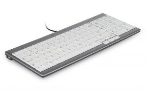 BakkerElkhuizen UltraBoard 960 keyboard USB QWERTZ German Light grey, White