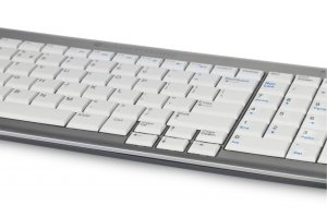 BakkerElkhuizen UltraBoard 960 keyboard Office USB QWERTZ German Light grey, White