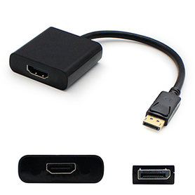 DisplayPort 1.2 to HDMI 1.3, M/F, 2560x1600 Max, 5 Pack