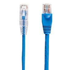 Black Box C6APC28-BL-01 networking cable Blue 0.3 m Cat6a U/UTP (UTP)