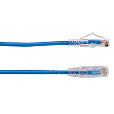 Black Box C6APC28-BL-01 networking cable Blue 0.3 m Cat6a U/UTP (UTP)