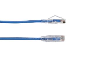 Black Box CAT6A 1.2m networking cable Blue U/UTP (UTP)