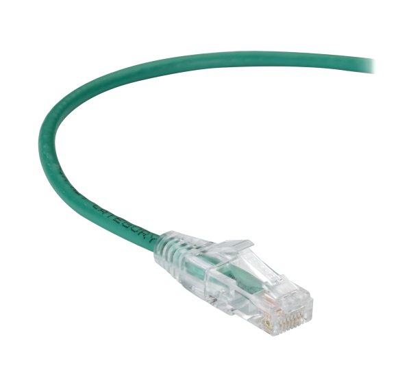 Black Box CAT6A 0.6m networking cable Green U/UTP (UTP)