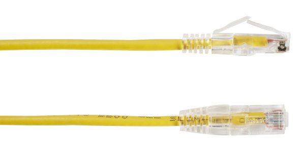 Black Box CAT6A 0.9m networking cable Yellow U/UTP (UTP)