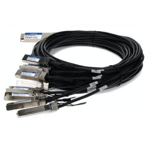 AddOn Networks CAB-O-8S-200G-1M-AO InfiniBand/fibre optic cable OSFP 8xSFP28 Black, Silver