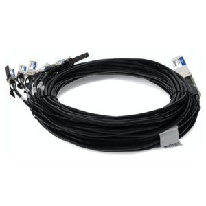 AddOn Networks CAB-O-8S-200G-3M-AO InfiniBand/fibre optic cable OSFP 8xSFP28 Black, Silver