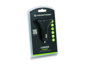 Conceptronic CARDEN06B mobile device charger Universal Black Cigar lighter Auto