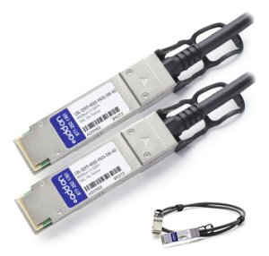 AddOn Networks 5m QSFP+ - QSFP+ InfiniBand/fibre optic cable QSFP+ Black