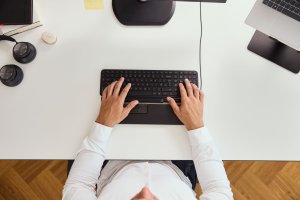 Contour Design RollerMouse Pro Slim Vegan Leather Wrist Rest Wired