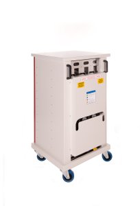 Compucharge ChargeMate 10 - Storage & charging trolley for up to 10 laptops / 20 tablets or netbooks. Includes 2 user keys additional / replacment keys can be ordered using part code 64003. Supplied by Hypertec.