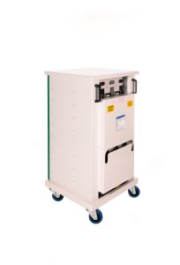 Compucharge ChargeMate 8 - Storage & charging trolley for up to 8 laptops / 16 tablets or netbooks. Includes 2 user keys additional / replacment keys can be ordered using part code 64003. Supplied by Hypertec.