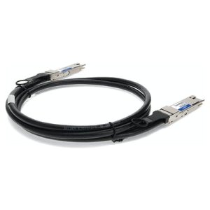 AddOn Networks DAC-Q28DD-200G-3M-AO InfiniBand/fibre optic cable QSFP-DD Black