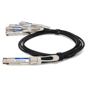 AddOn Networks DAC-Q56DD-4Q28-1M-AO InfiniBand/fibre optic cable 4xQSFP28 QSFP-DD Black, Silver